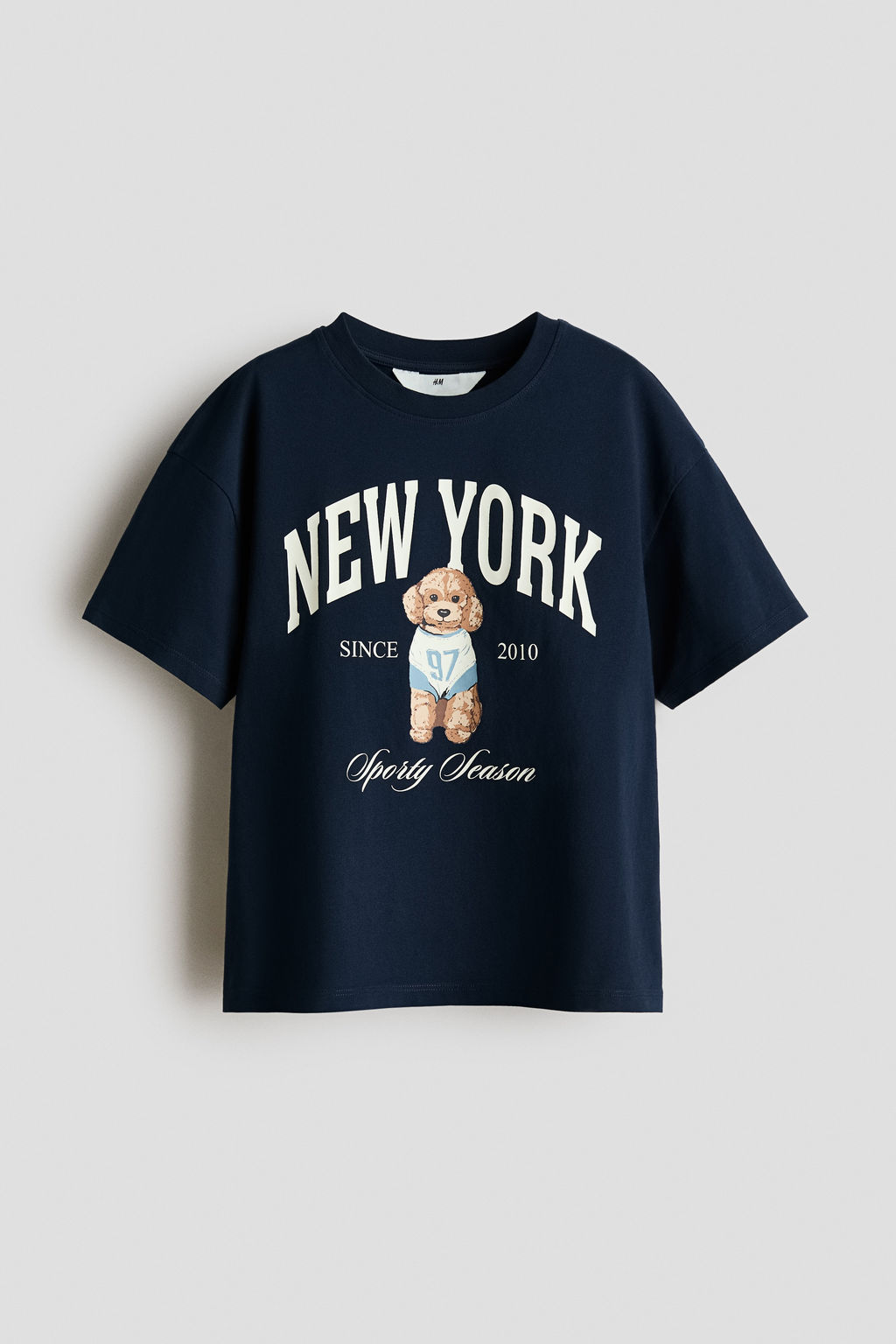 Camiseta estampada de algod?n - H&m фото 3