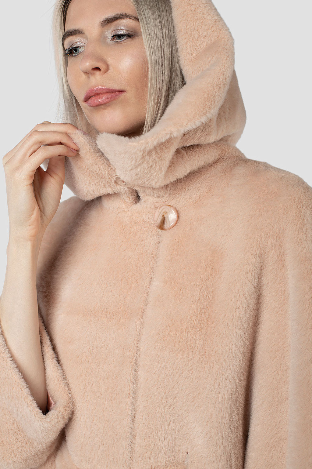 Пальто женское демисезонное (пояс) - El podio фото 6