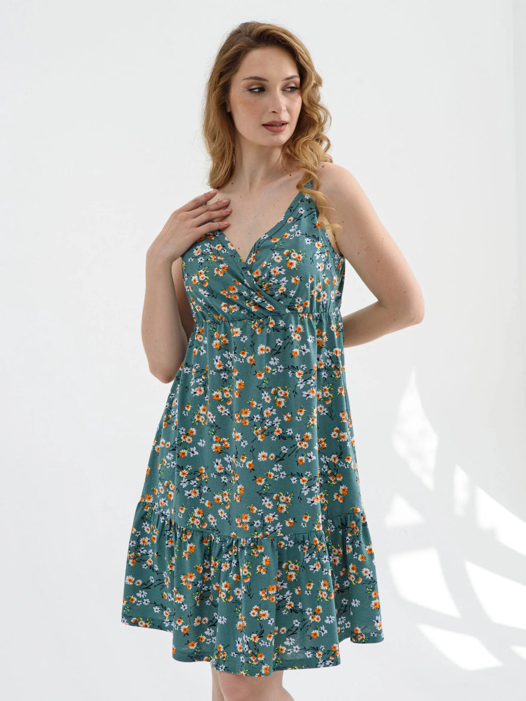 Сарафан Оптима Сиеста хлопок синий фото 3