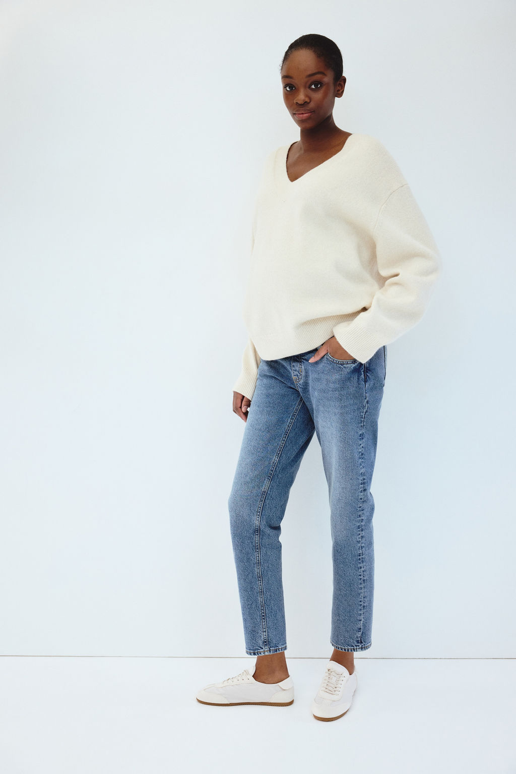 MAMA Slim Mom Ankle Jeans - H&m фото 4