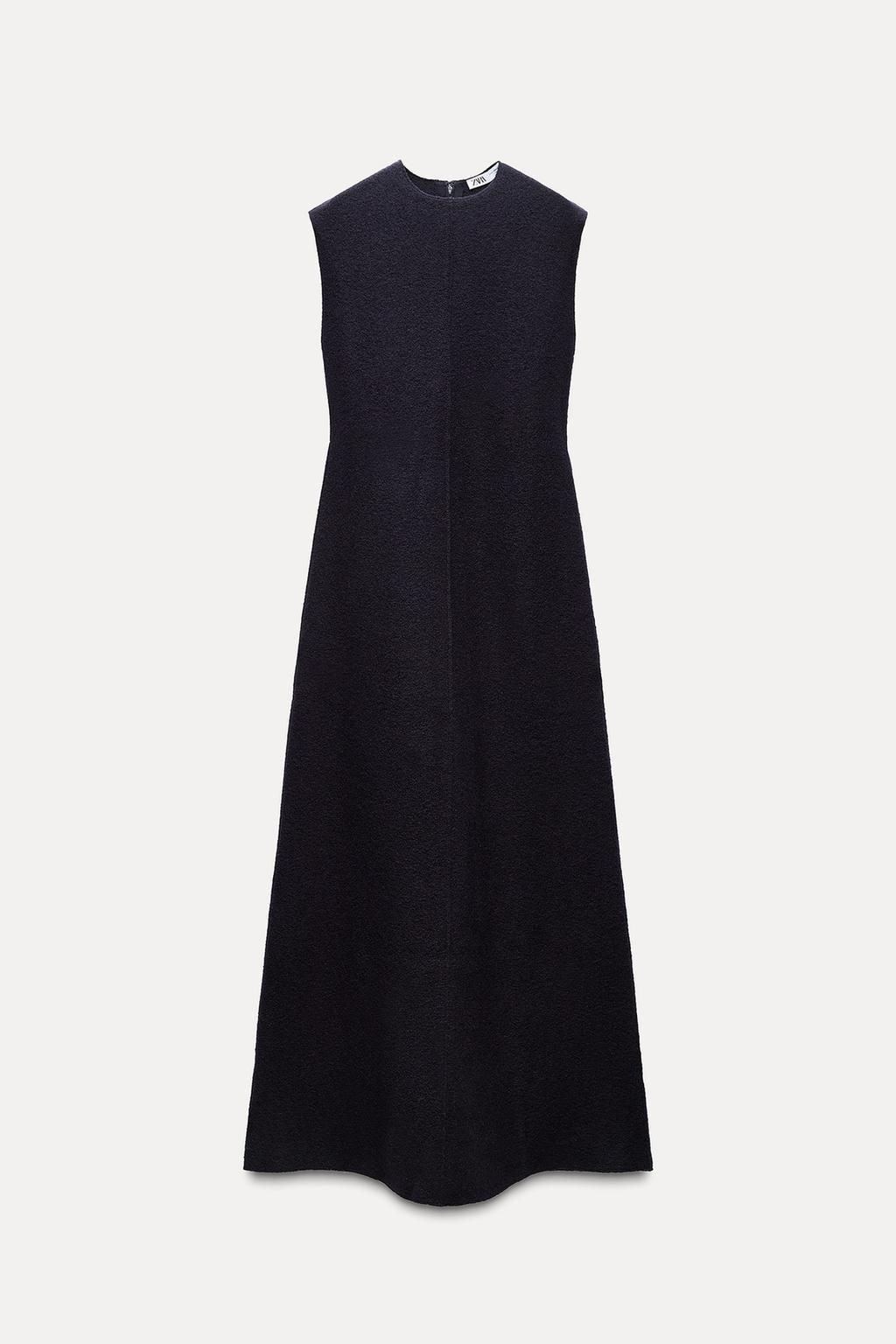 SLEEVELESS 100% WOOL DRESS - Zara фото 8