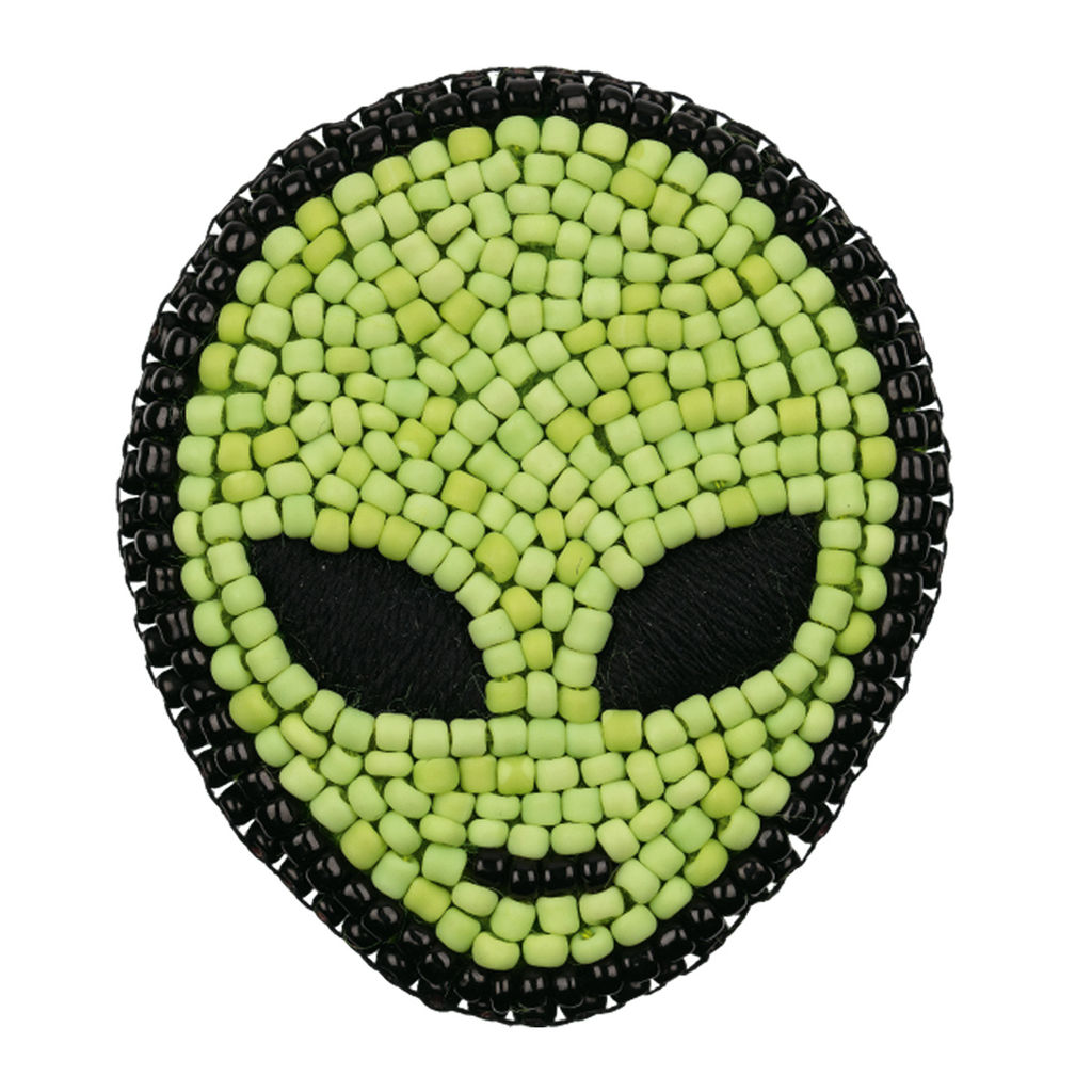 Klart набор для вышивания 10-009 Брошь. Инопланетянин 4.5 х 5 см