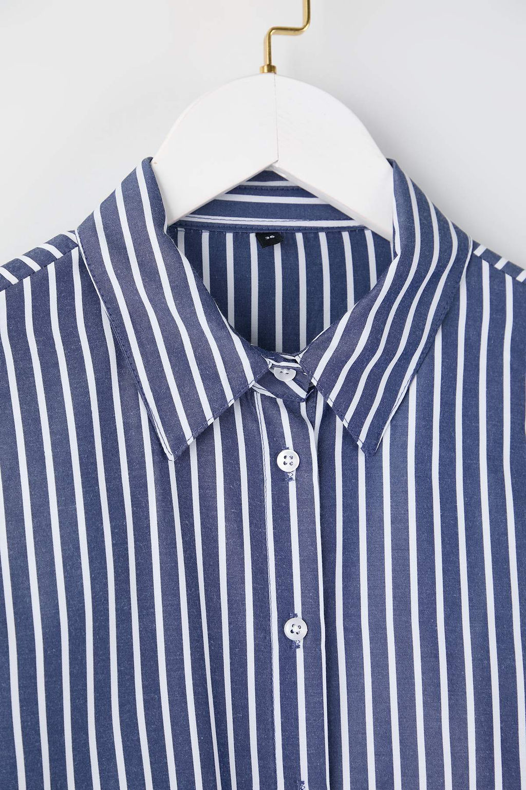 Ekru Korse Detayl? Bele Oturan Gomlek TWOAW26GO00055 - Trendyolmilla фото 14