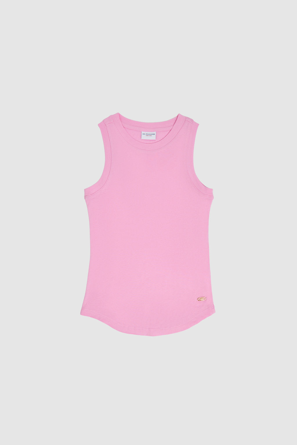 Kad_n Pembe Bisiklet Yaka Basic Ti__rt - U.s. polo assn фото 7