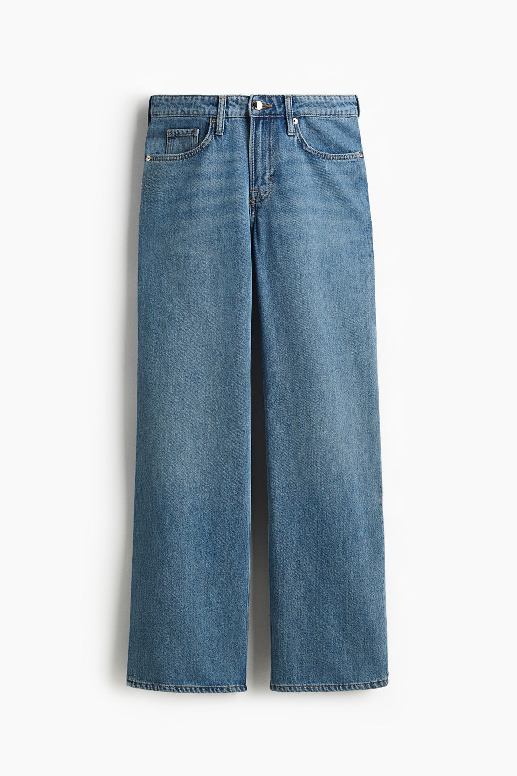 Feather Soft Wide Regular Jeans - H&m фото 3