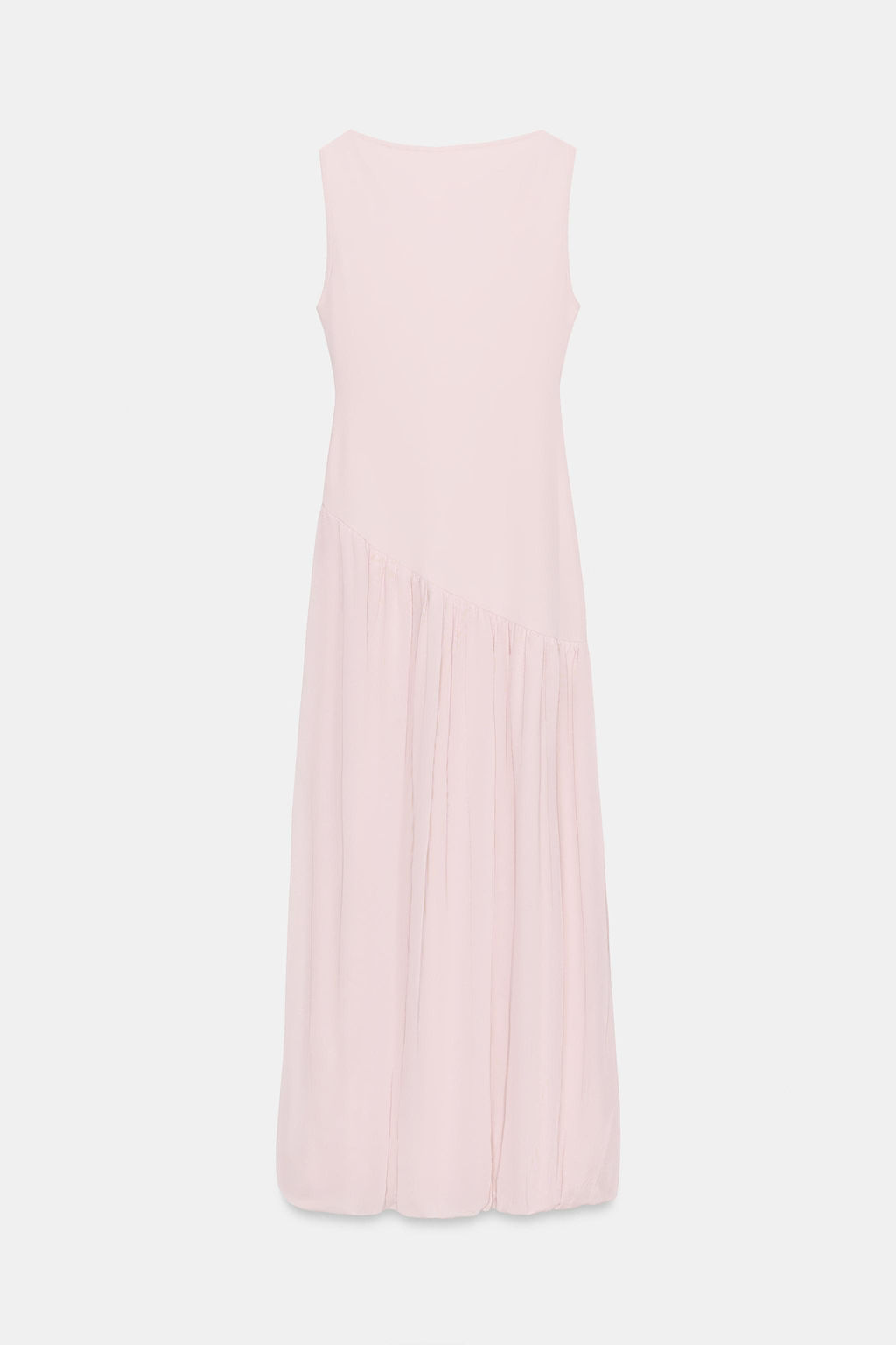 VESTIDO LARGO COMBINADO TUL / Rosa palo - Zara фото 5