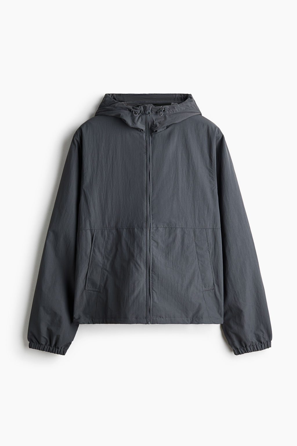 Chaqueta cortavientos de nailon repelente al agua