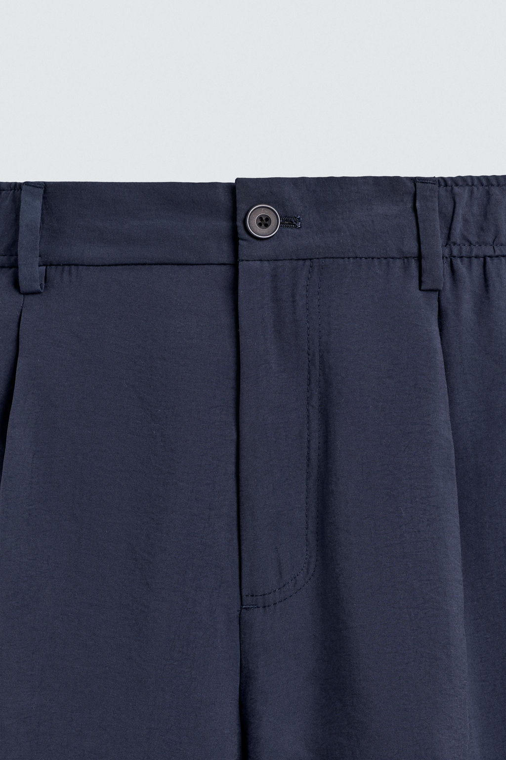 BERMUDA FLUIDA SOFT PLIEGUES / Marino