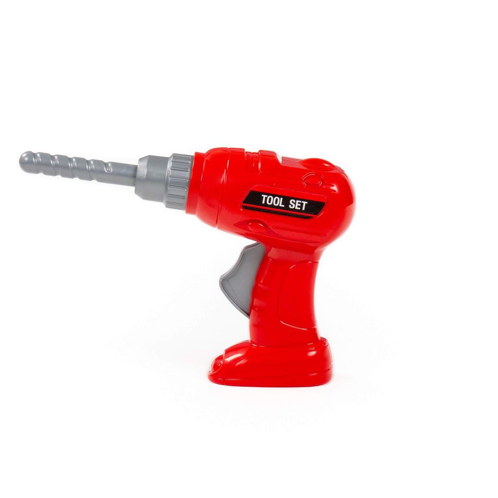 Шуруповёрт №1 игрушечный (красный) (в пакете) - Полесье фото 2