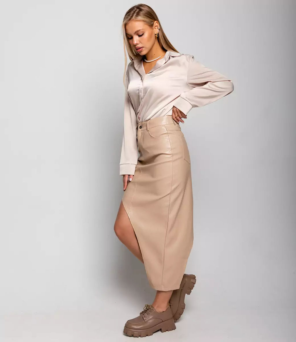 Юбка #КТ9335 (1), бежевый