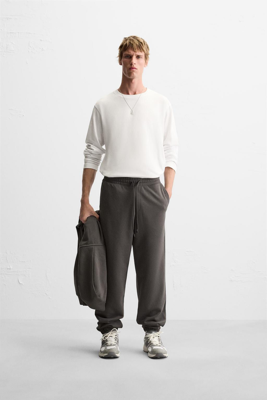 BASIC JOGGER TROUSERS - Zara фото 29