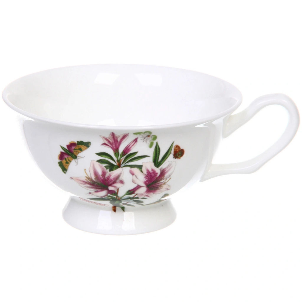 Чайная пара "Цветочная грация" (кружка 220мл, блюдце) лилии