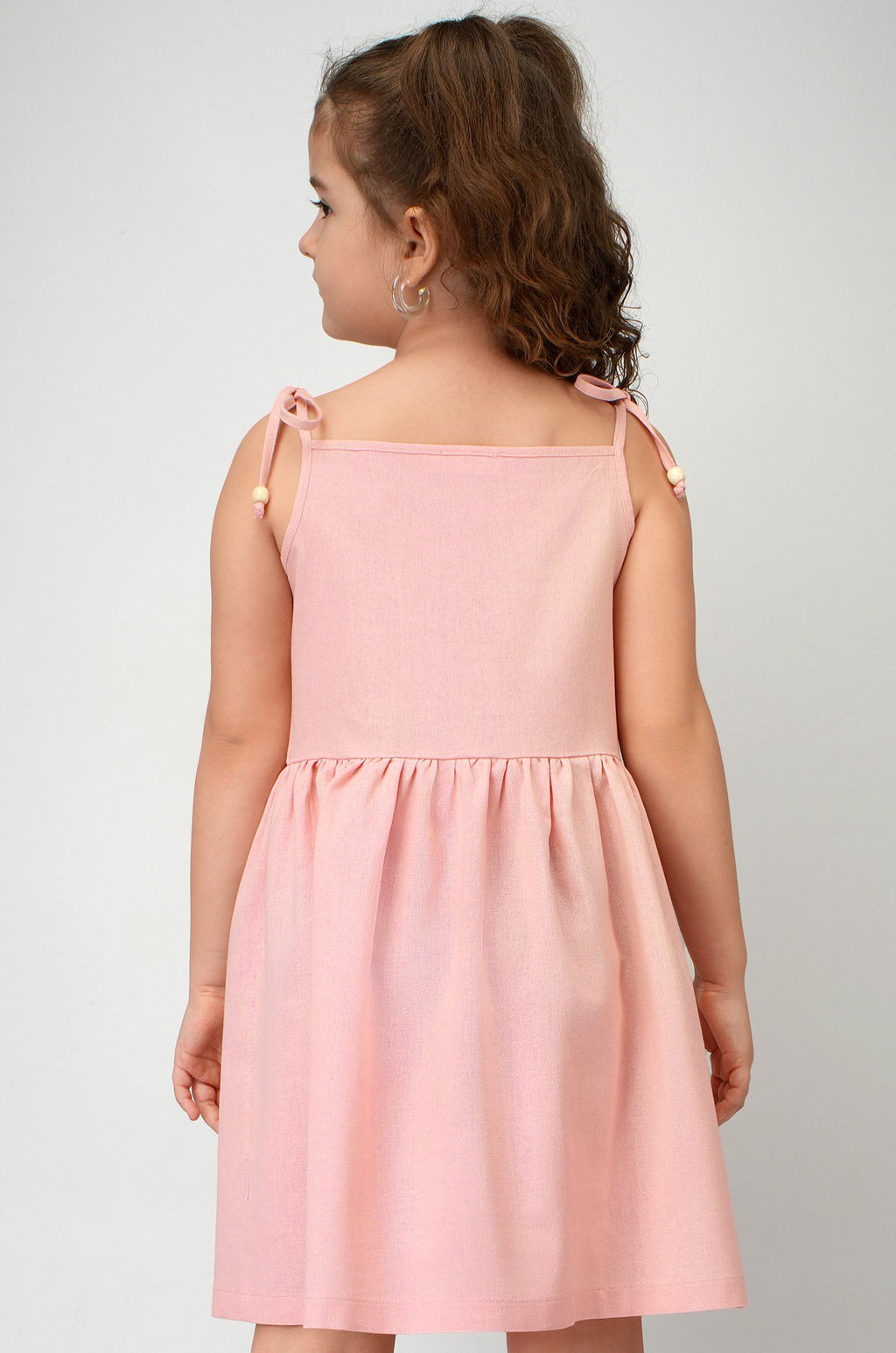 Льняной сарафан для девочки Happyfox