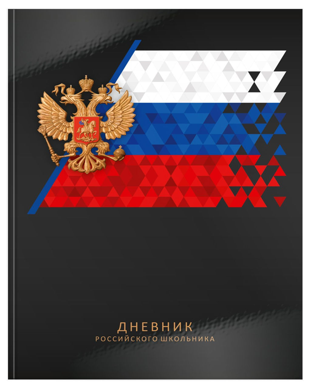 Дневник универсальный 48 л. твердая обложка Schoolformat РОССИЙСКОГО ШКОЛЬНИКА. ЧЕРНЫЙ пер...