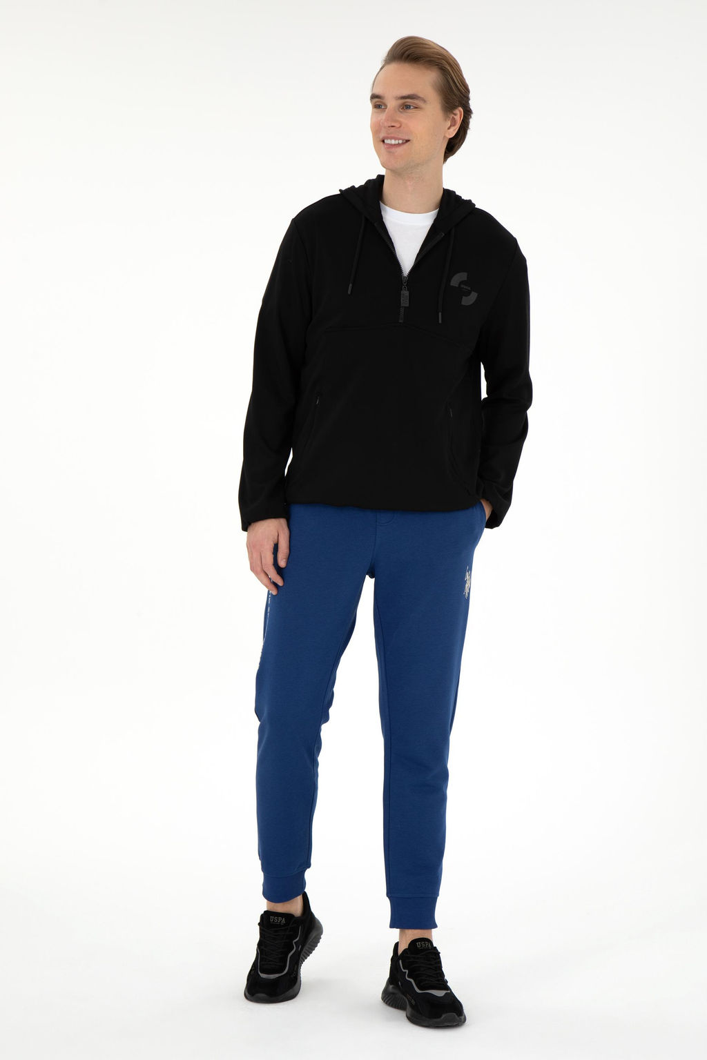 Мужские спортивные штаны цвета индиго Неожиданная скидка в корзине