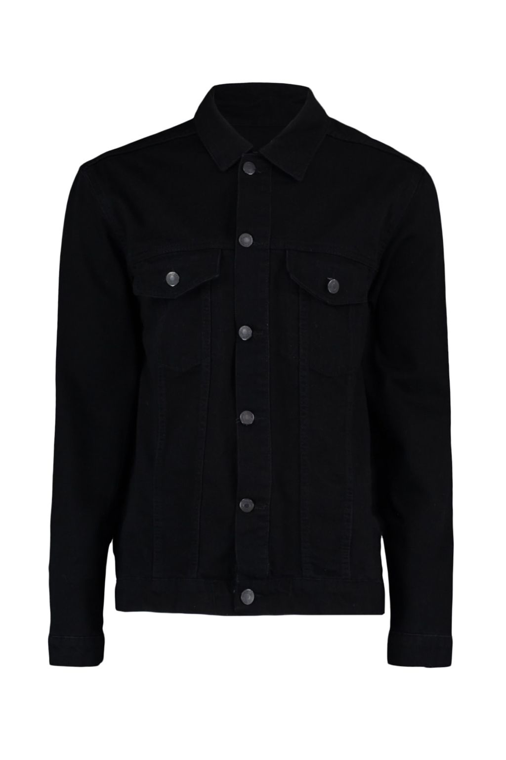 TRENDYOL MAN Siyah Regular Fit Basic Denim Ceket TMNAW22CE0019 - Trendyolmilla фото 7