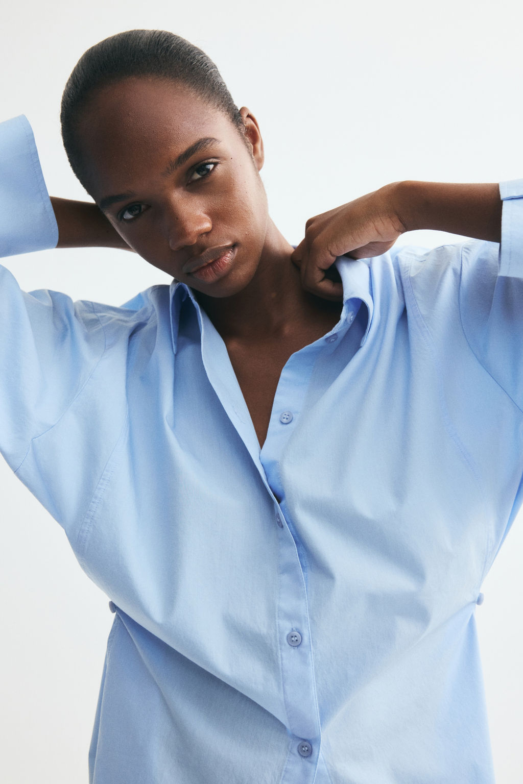Camisa entallada de popelina - H&m фото 4