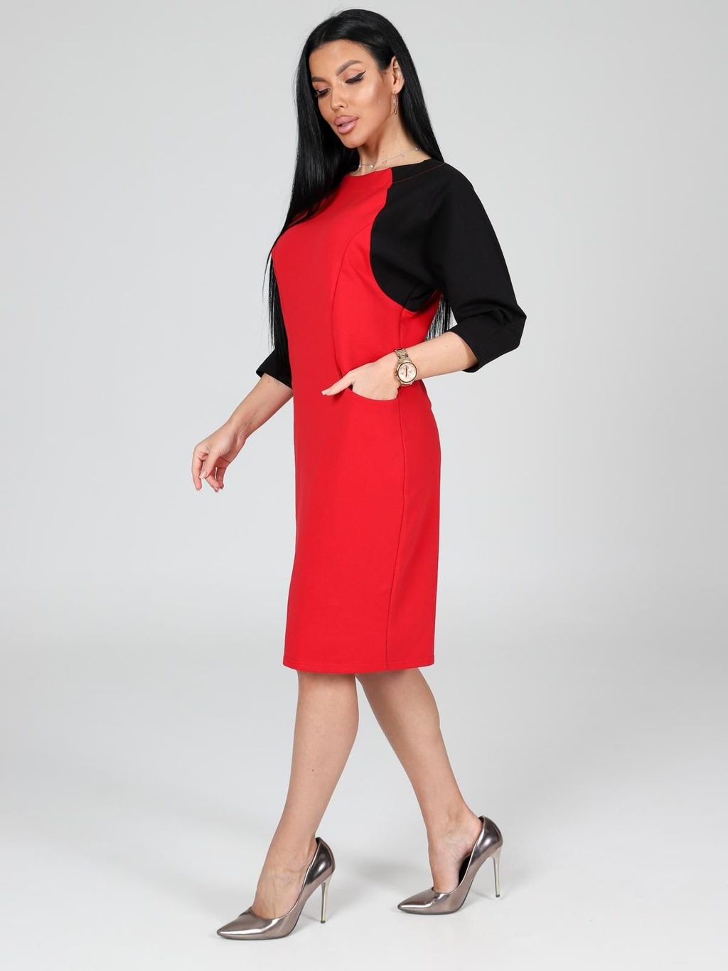 IV-CAPRIZ Воксель - платье из футера с лайкрой  фото 10