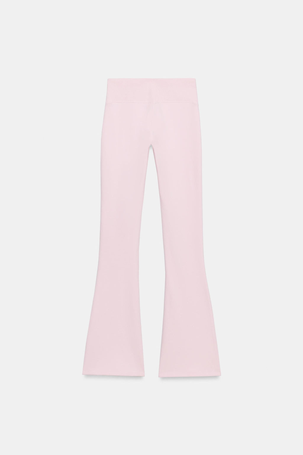PANTAL?N FELPA FLARE / Rosa pastel