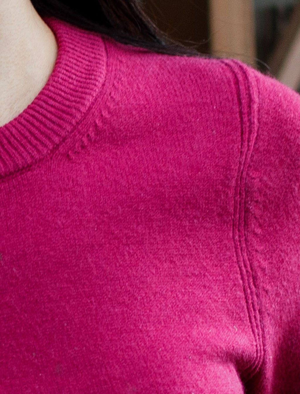 Джемпер из пряжи с кашемиром