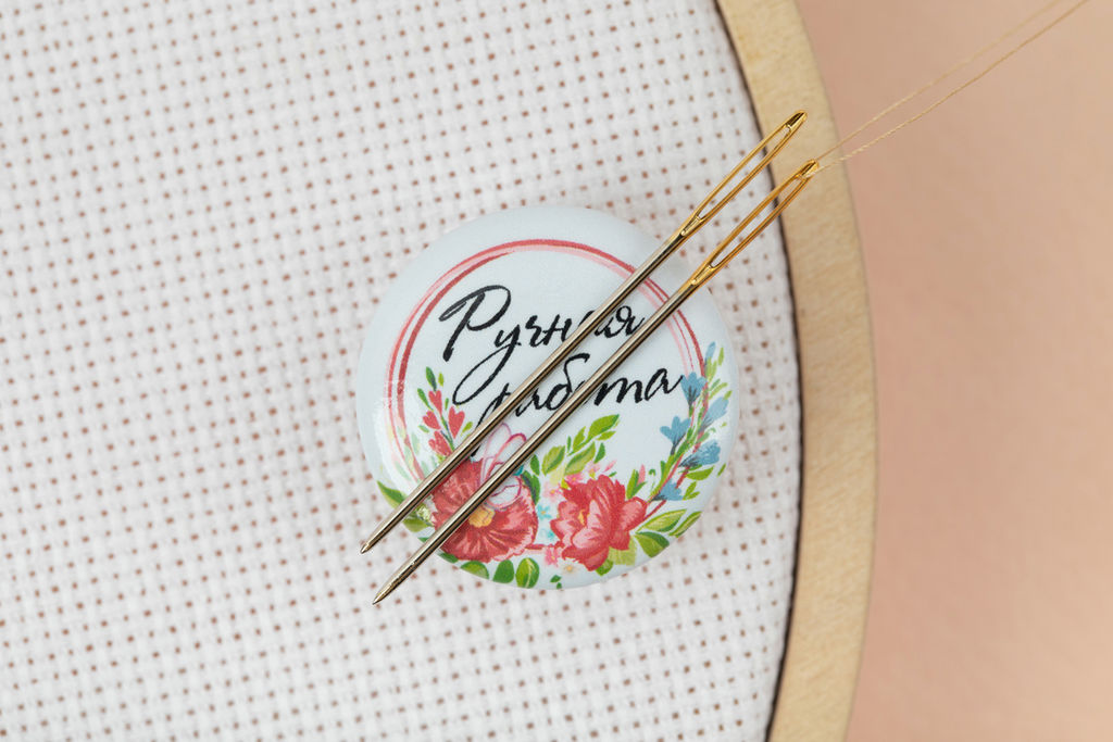 Иглы для шитья ручные Gamma N-356 гобеленовые №22 25 шт. в конверте острие закругл