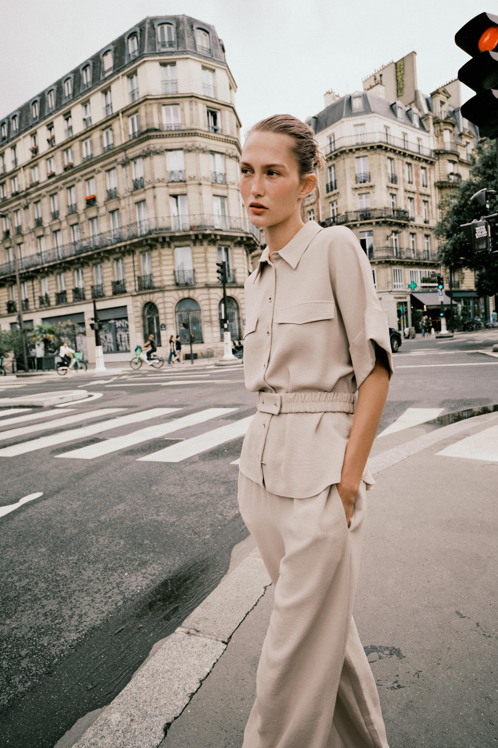 FLOWING WIDE-LEG TROUSERS - Zara фото 3
