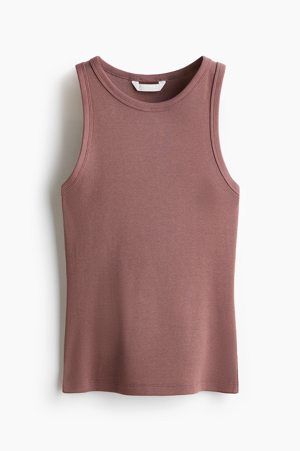 Camiseta sin mangas en algod?n acanalado - H&m фото 2