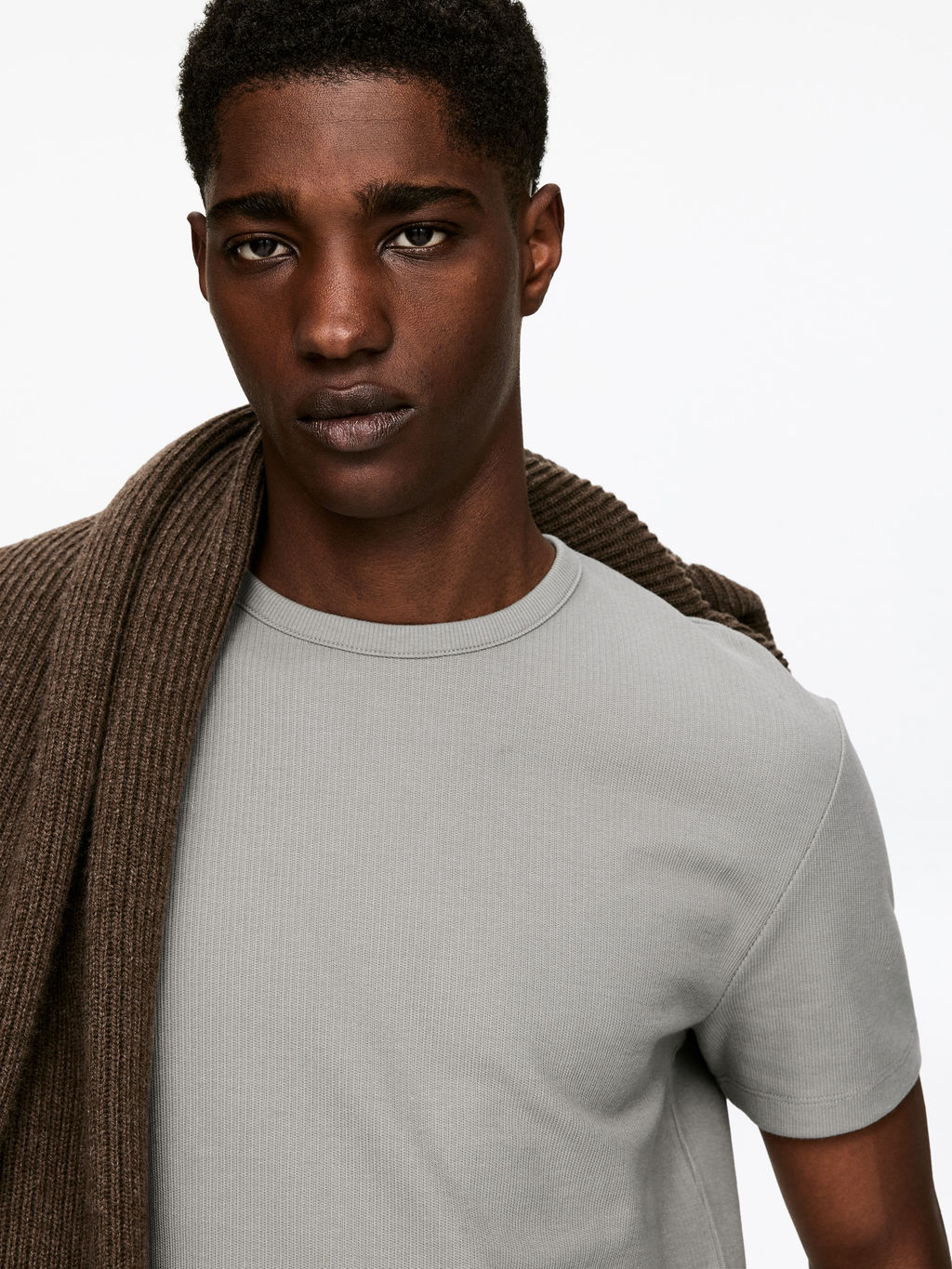 Camiseta de algod?n ajustada - H&m фото 2