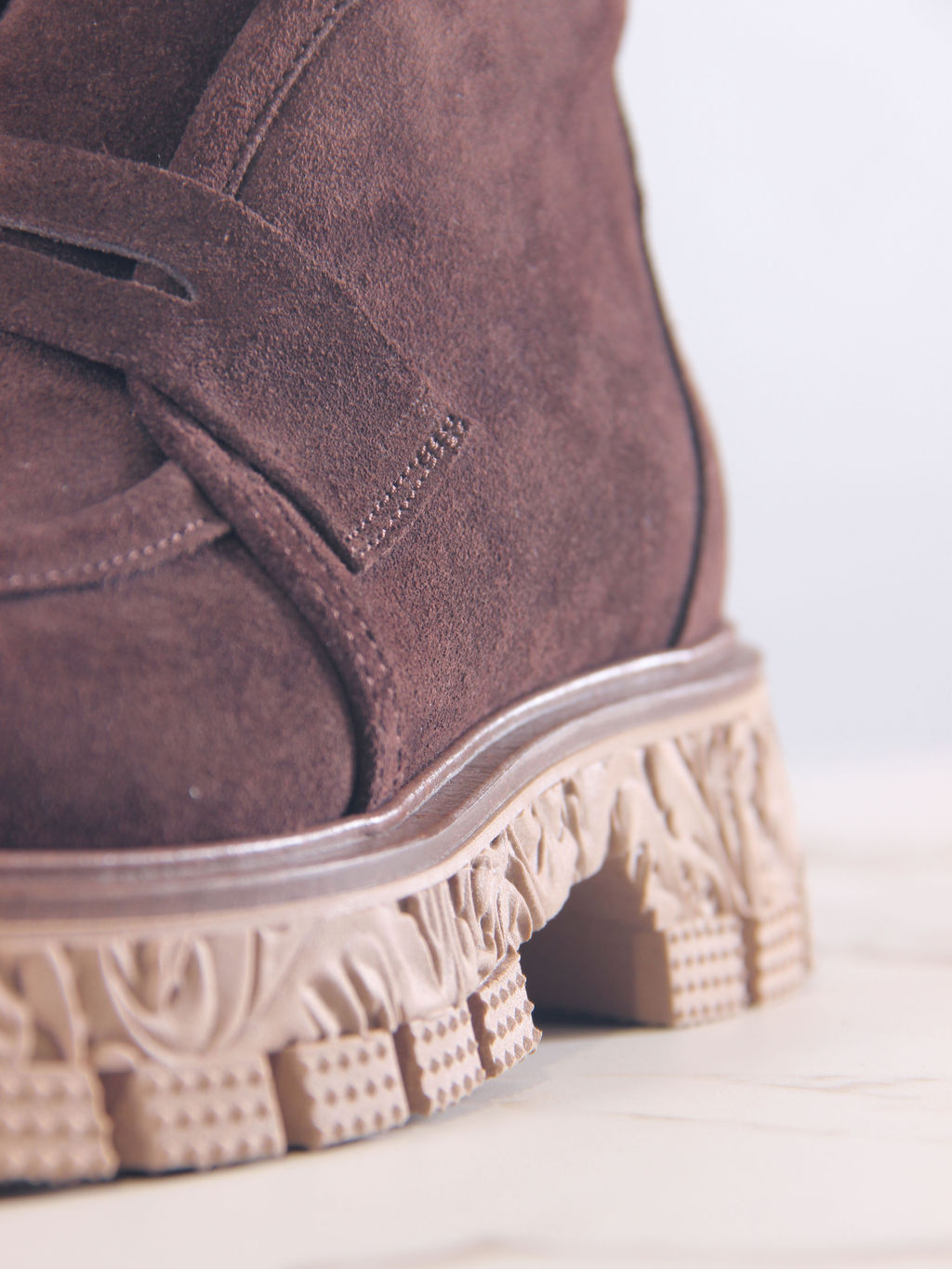 Полуботинки EDART 304.PODYUM141br. Коричневая замша/байка - Ed'art фото 5