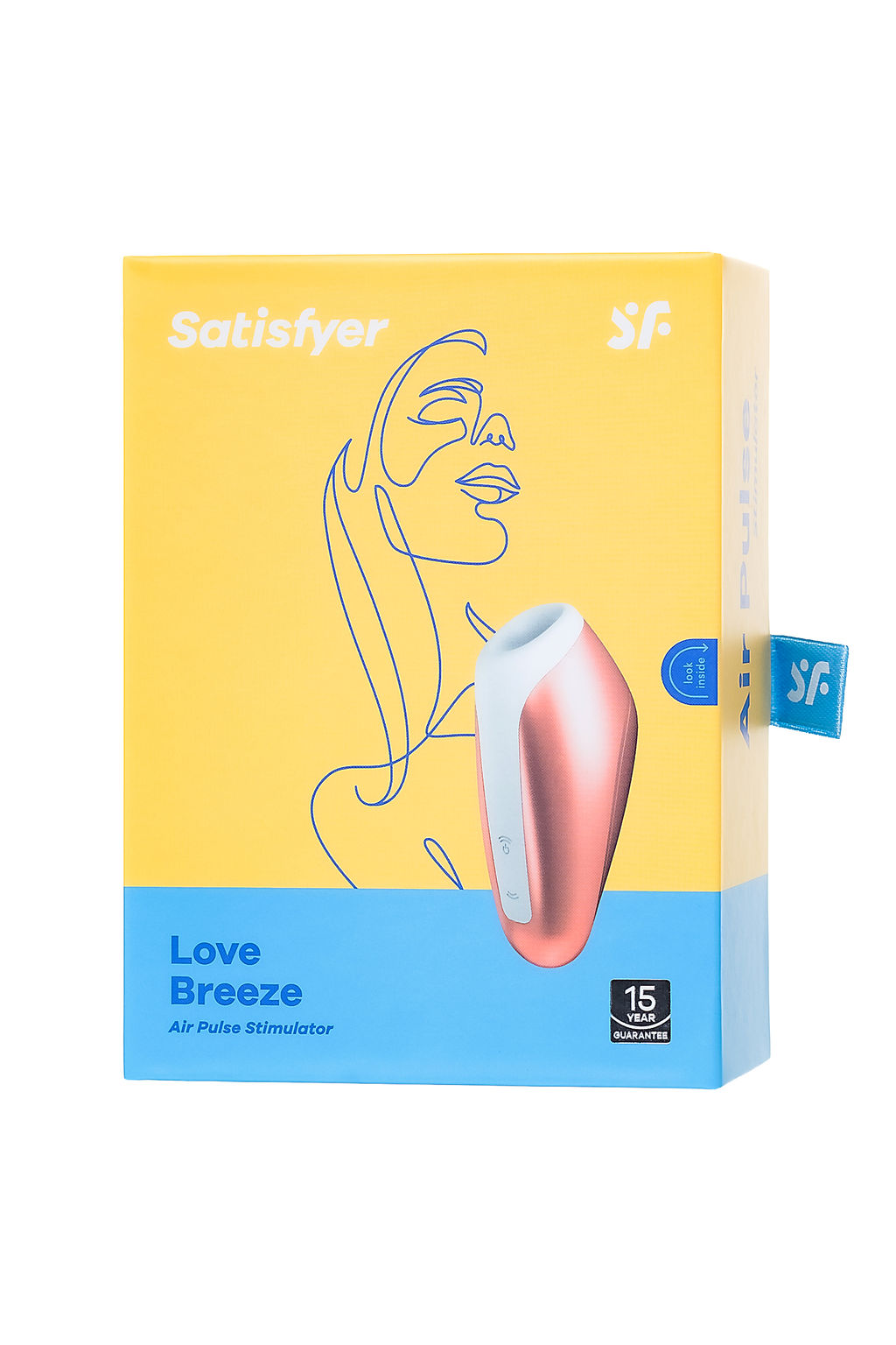 Вакуум-волновой бесконтактный стимулятор клитора Satisfyer Love Breeze, силикон, розовый, 9,5 см.  фото 5