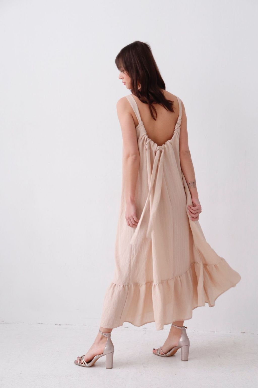 Платье Мальдивы для пляжа и фотосъёмки в цвете экрю - Martichelli фото 14