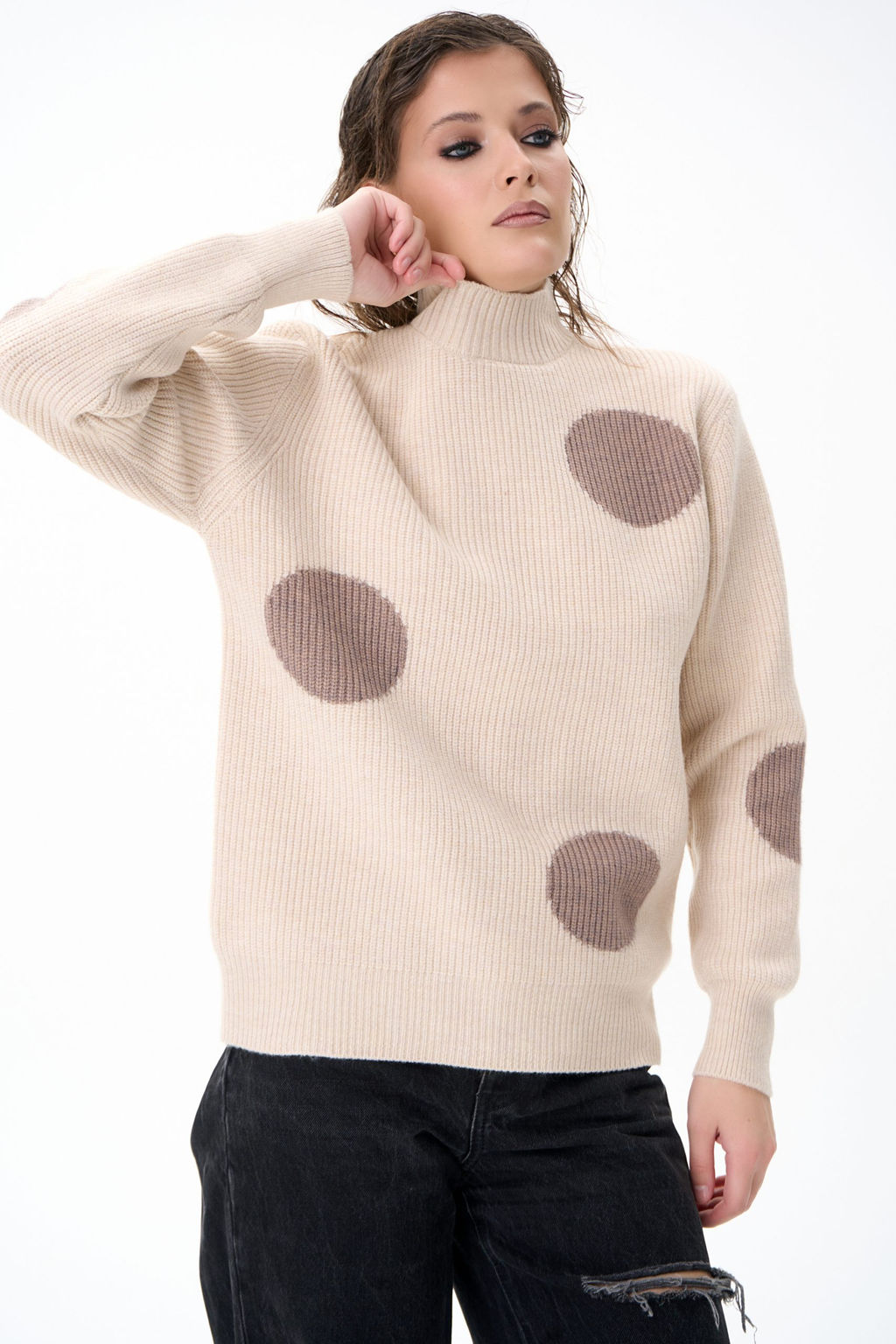 Свитер Зои (бежевый) - Эльза фото 3