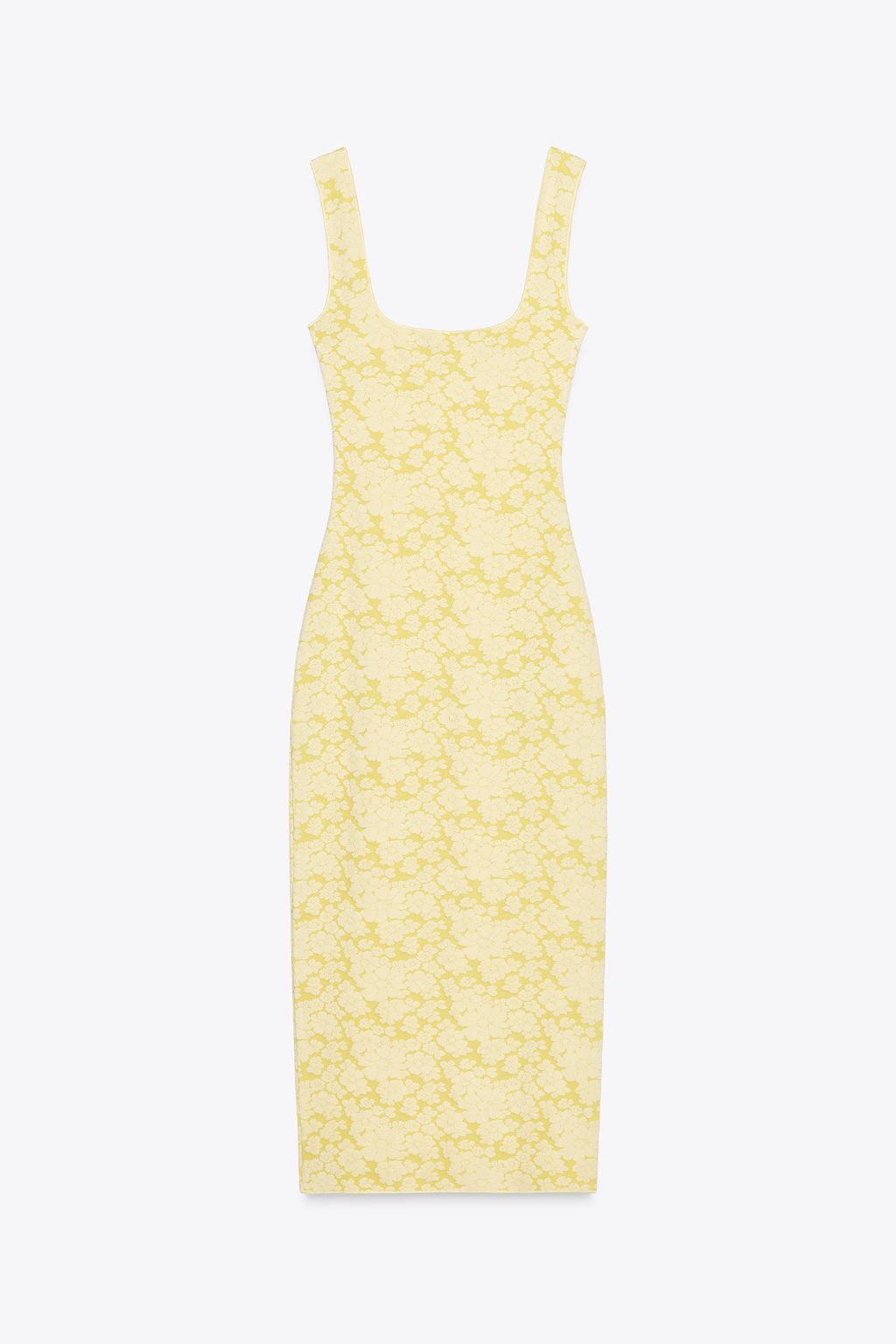 STRETCH SQUARE NECK DRESS - Zara фото 5