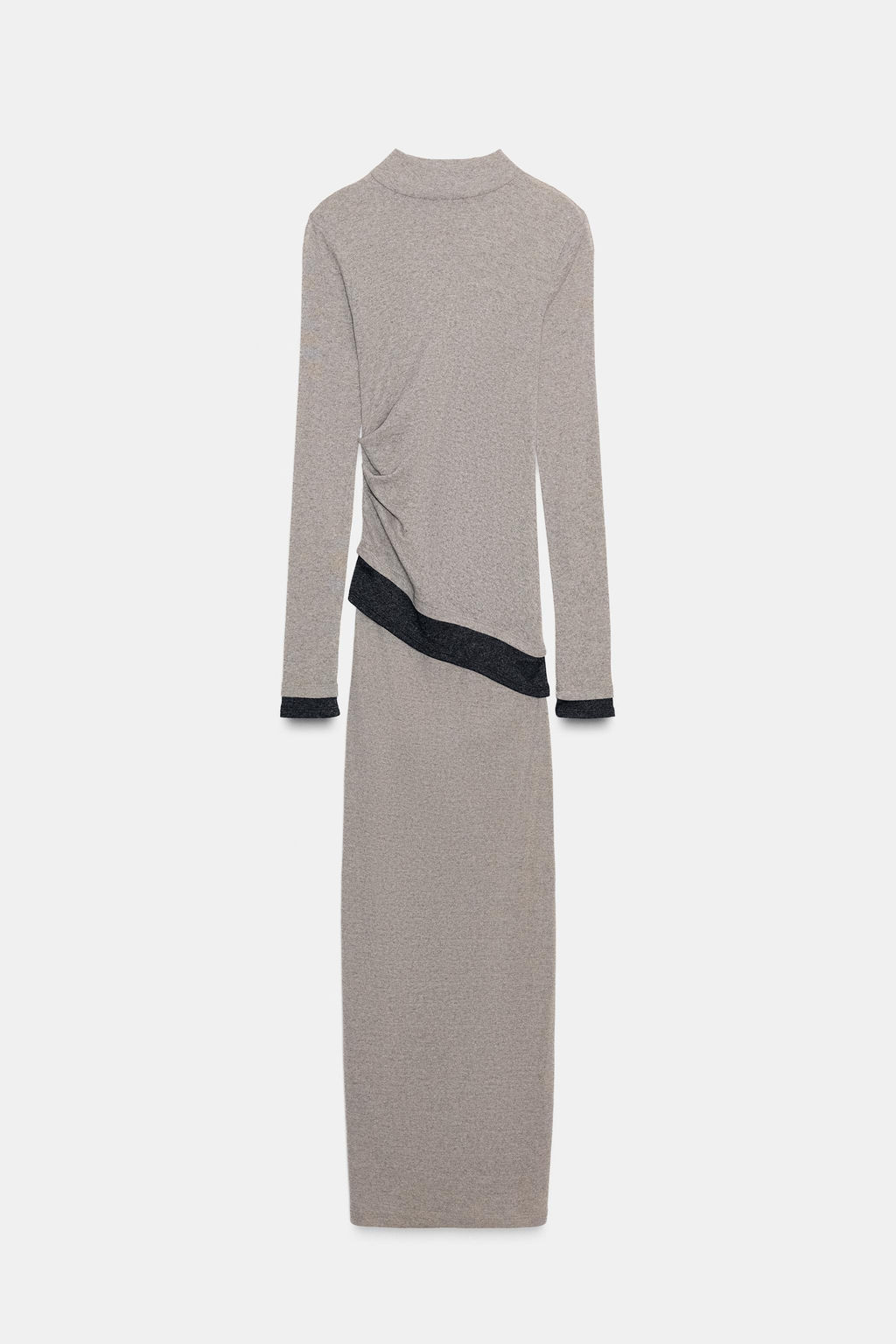 LONG DOUBLE-EFFECT DRESS - Zara фото 4
