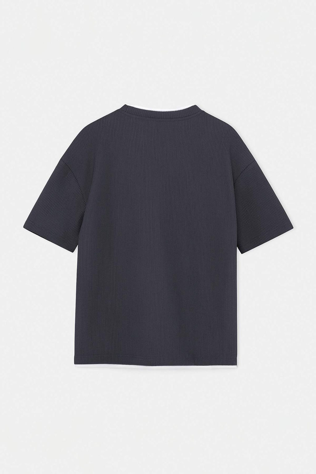 Gri Oversize/Genis Kesim Ottoman Orme T-Shirt TMNSS26TS00038 - Trendyolmilla фото 3