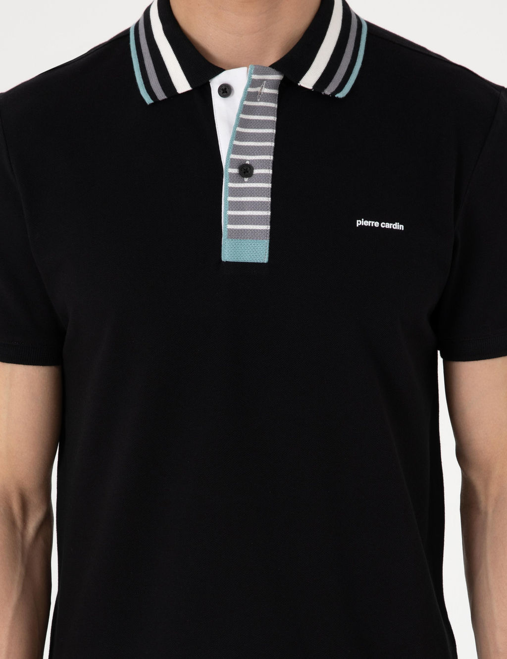 Siyah Slim Fit Ti__rt