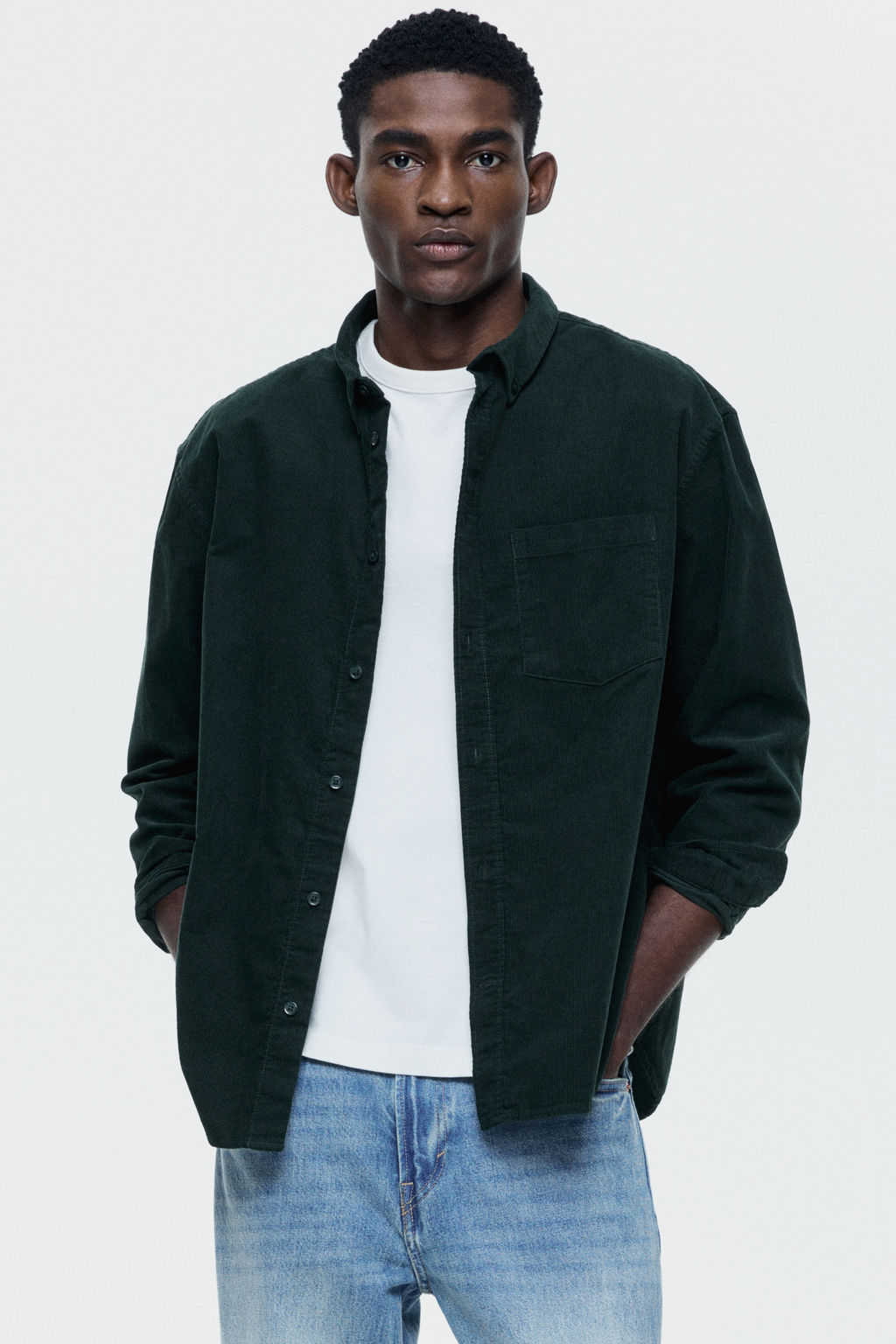 Camisa de pana Regular Fit - H&m фото 4