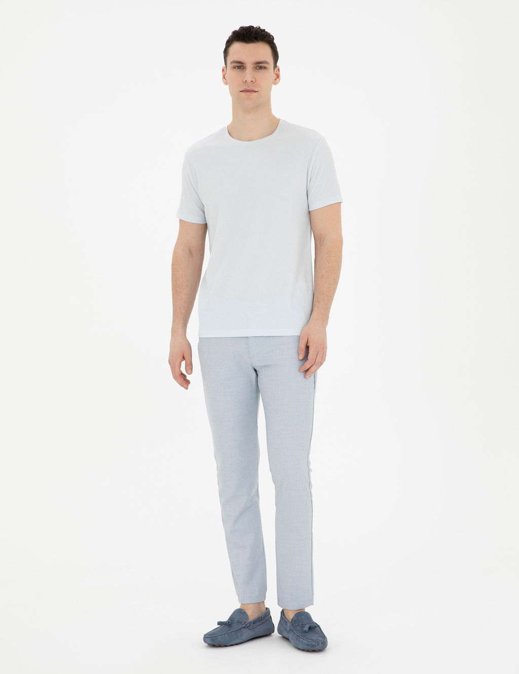 A__k Mavi Slim Fit Ti__rt