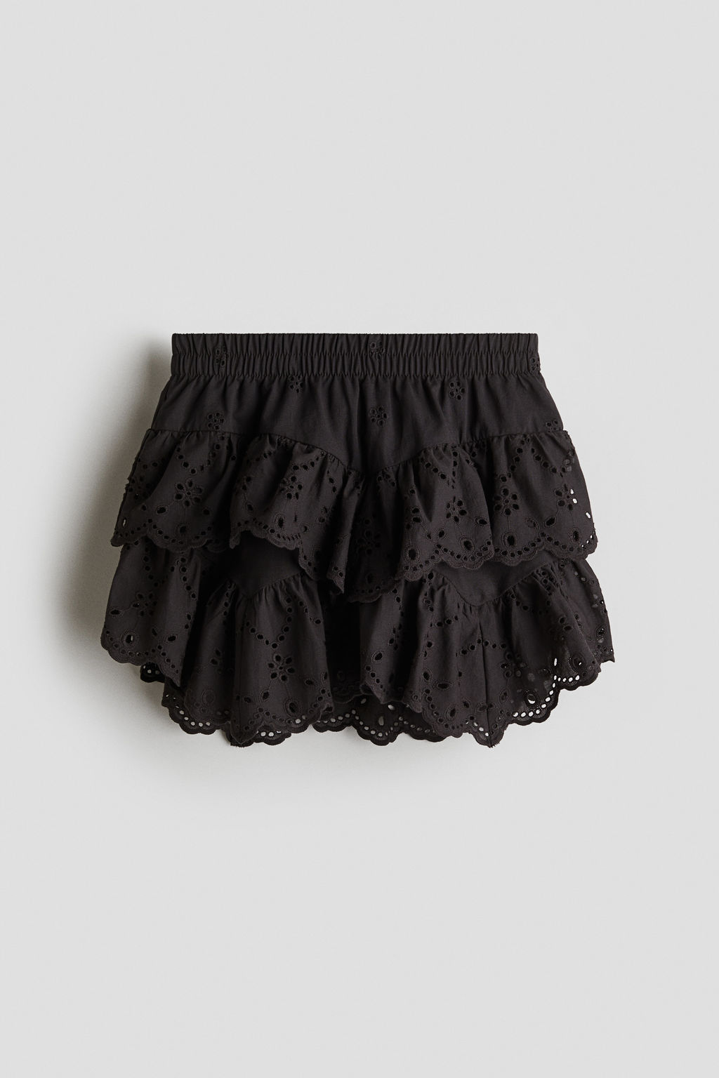 Falda de algod?n con bordado ingl?s - H&m фото 3