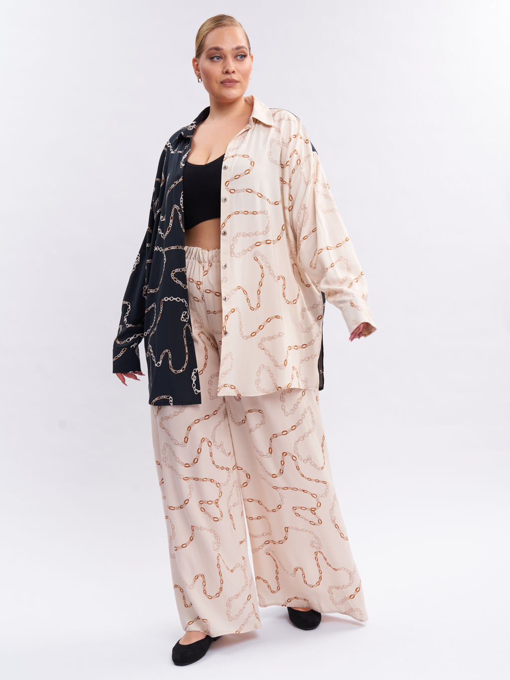 Брючный костюм с цепями TKO11804MLC03