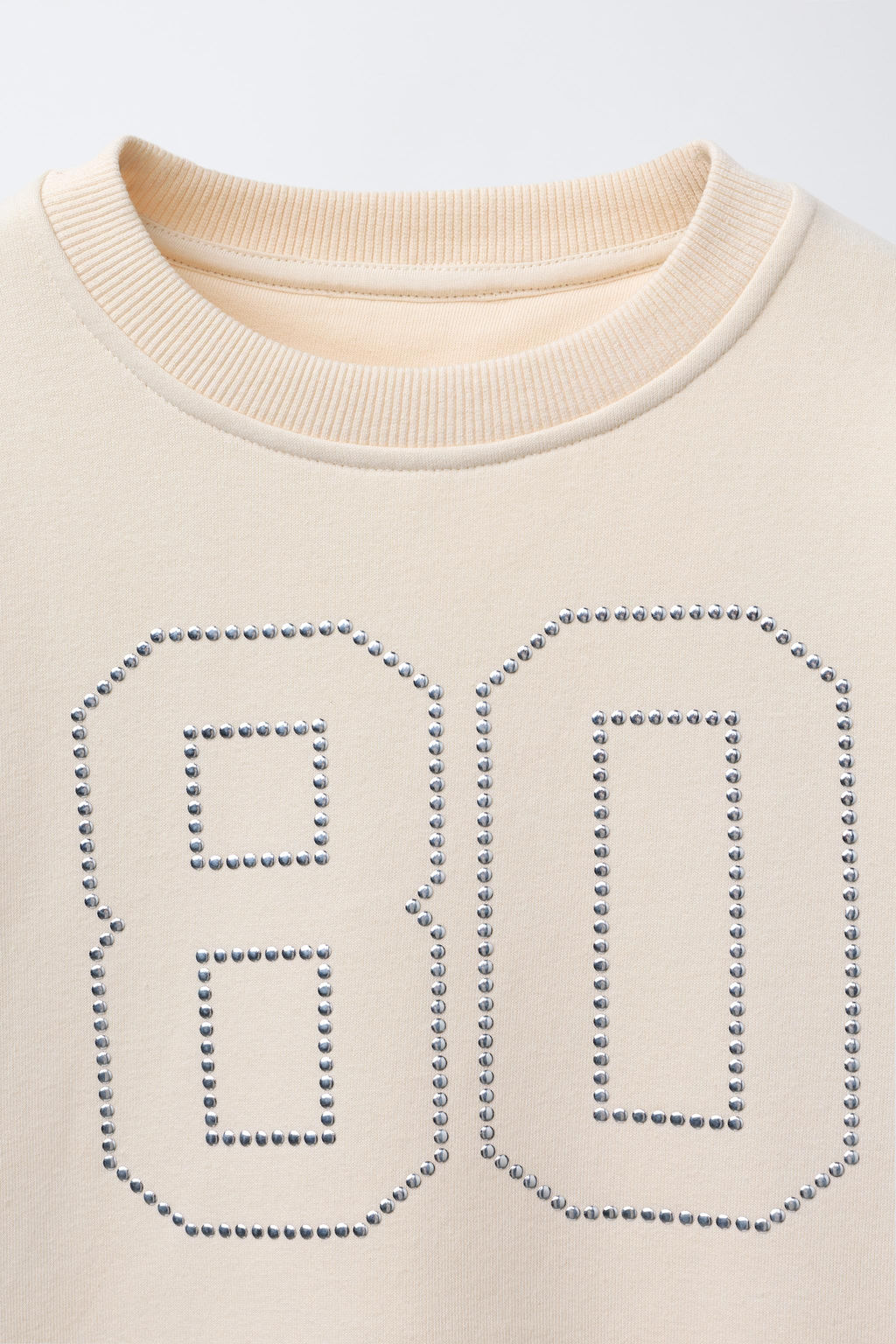 NUMBER STUD SWEATSHIRT - Zara фото 3