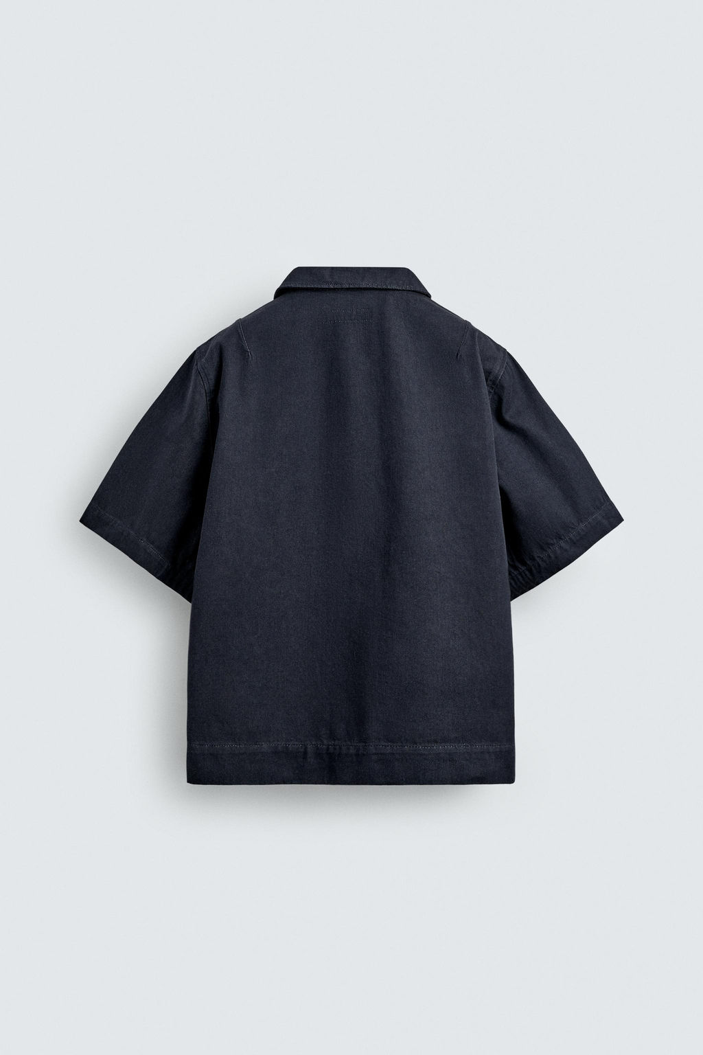 CAMISA DENIM RELAXED FIT / Azul - Zara фото 8