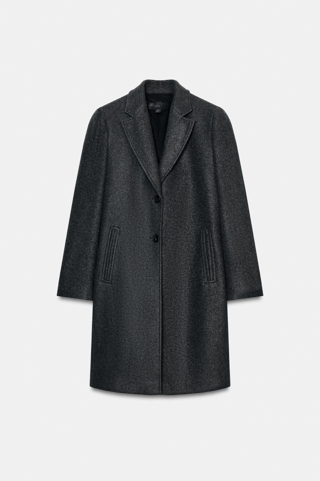 ABRIGO HOMBRERAS SOFT / Gris vigor? - Zara фото 7