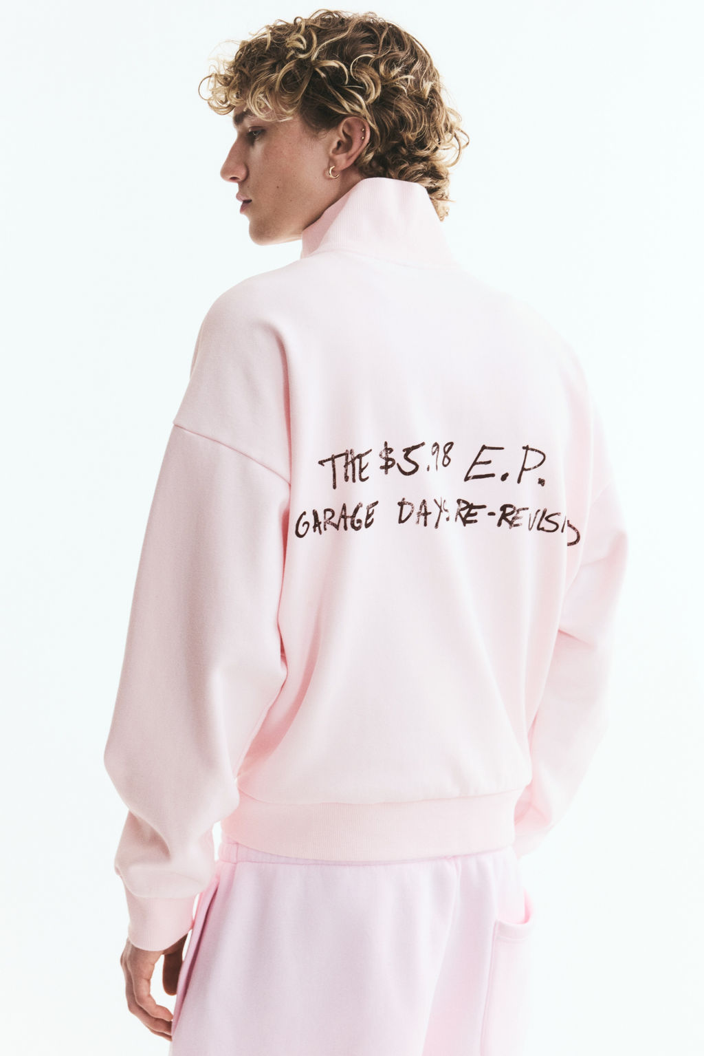 Chaqueta sudadera con estampado Oversized Fit - H&m фото 4
