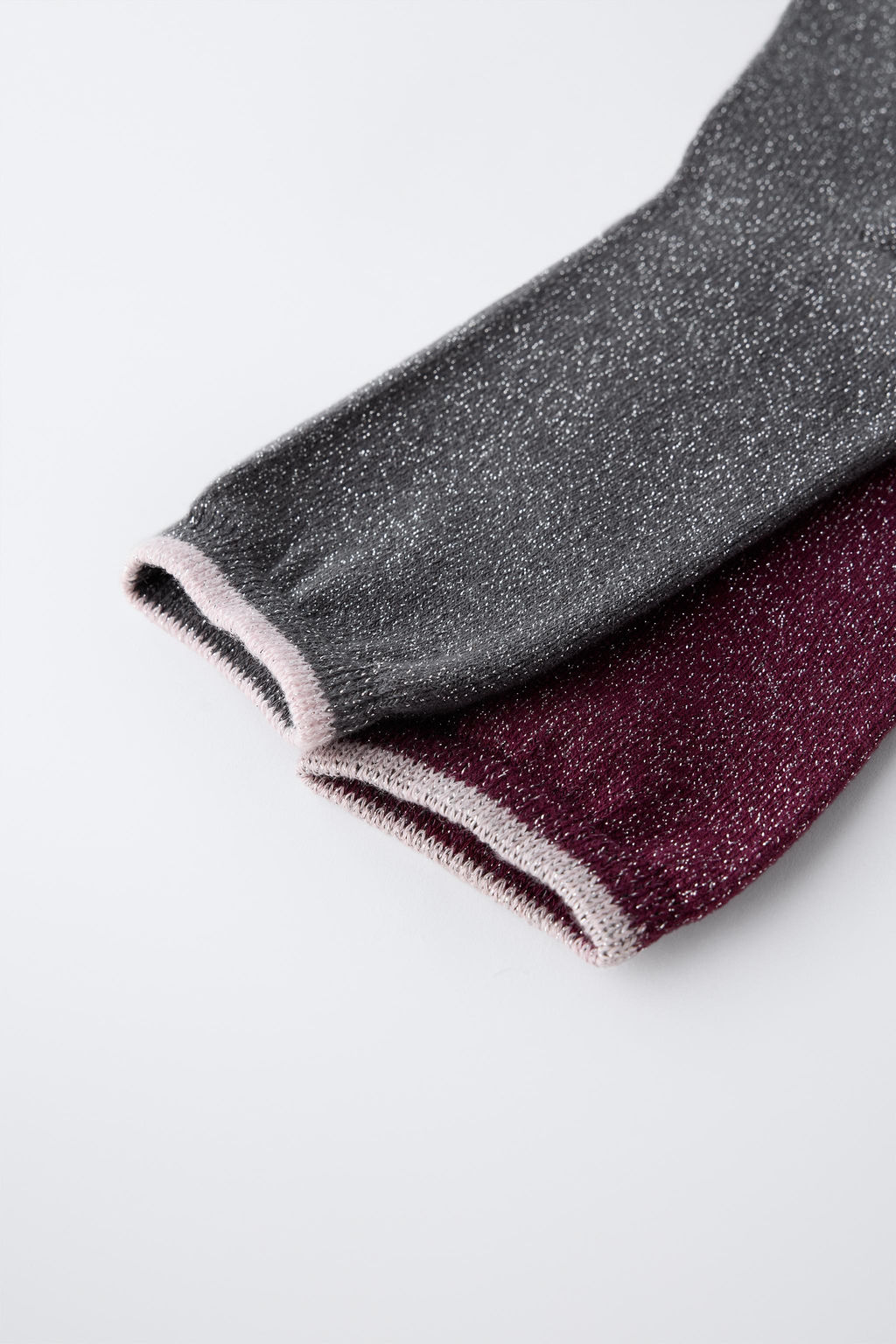 2-PACK OF LONG SHIMMER SOCKS - Zara фото 3