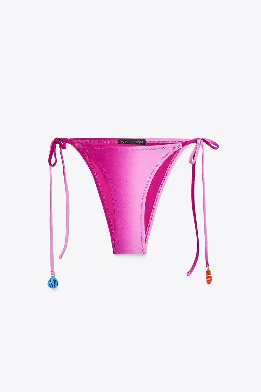 FISH TIE BIKINI BOTTOMS - Zara фото 3
