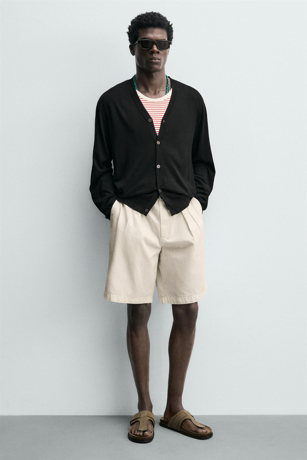 SANDALIA PIEL / Gris Topo - Zara фото 2