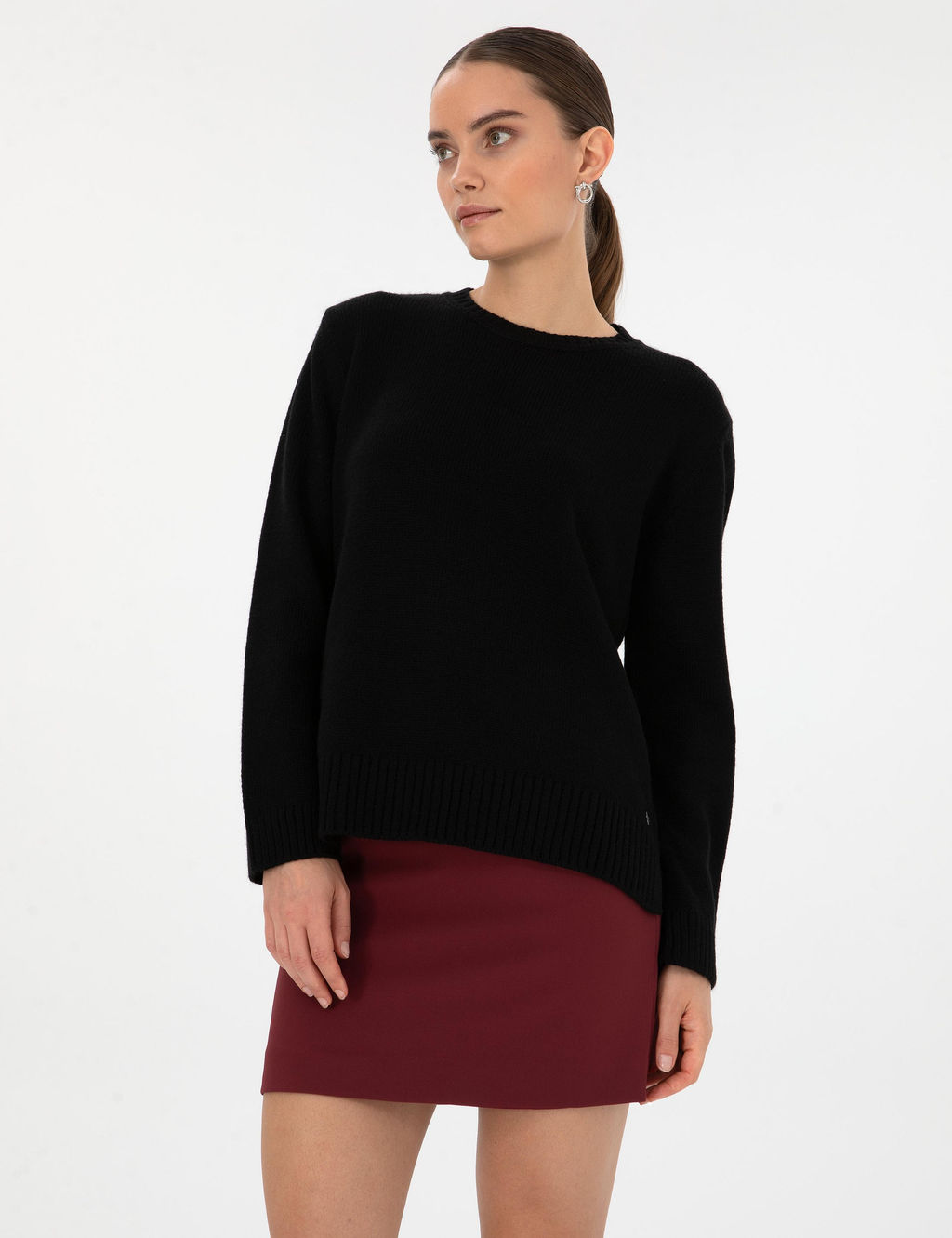 Siyah Comfort Fit Kazak - Pierre cardin фото 3