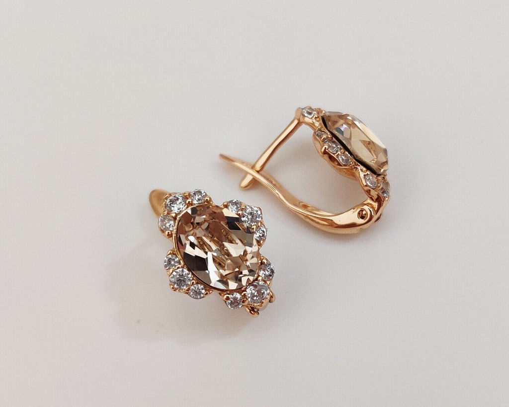 Серьги с кристаллами Swarovski - Vel vett фото 3