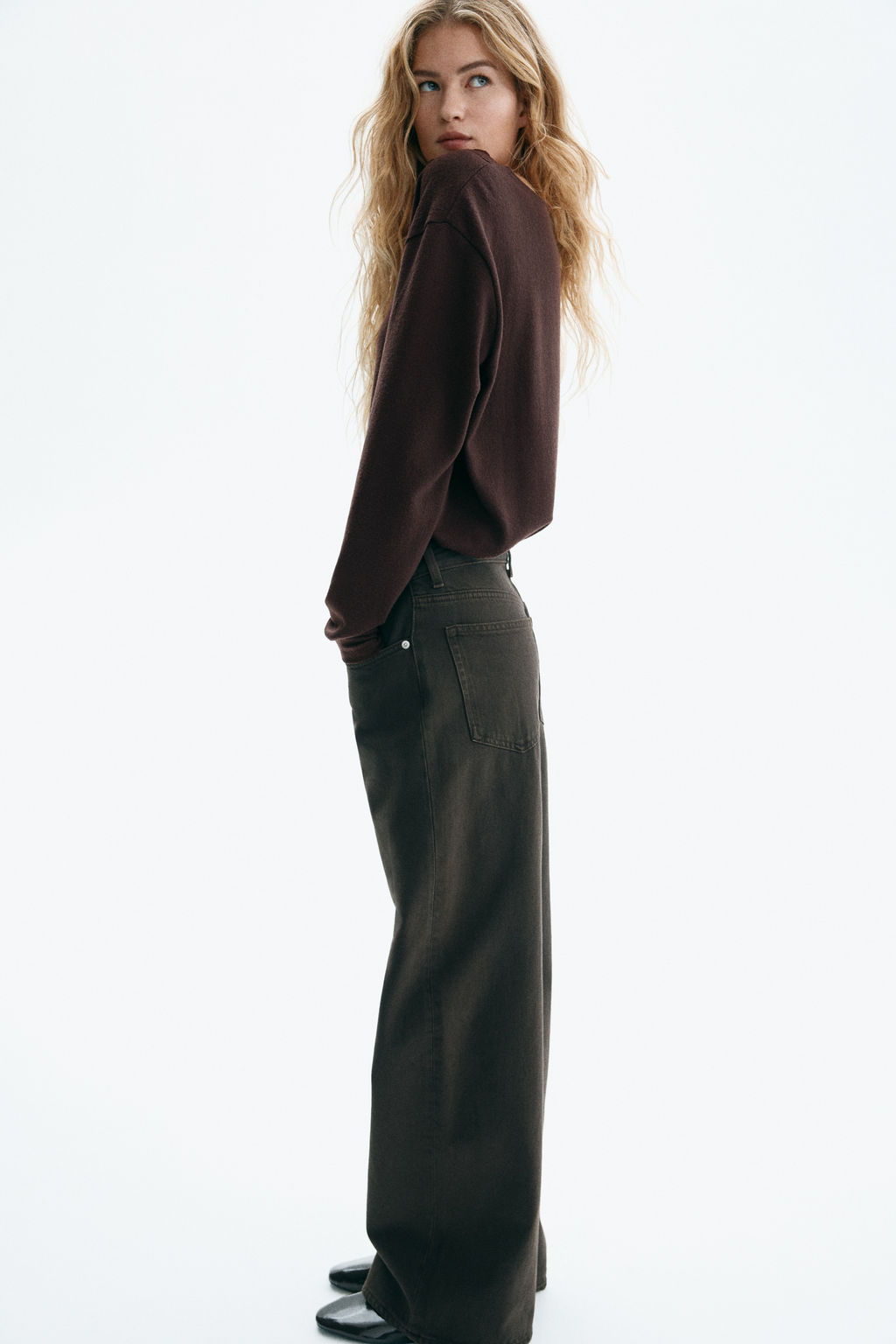Top de punto con ribete de encaje - H&m фото 5
